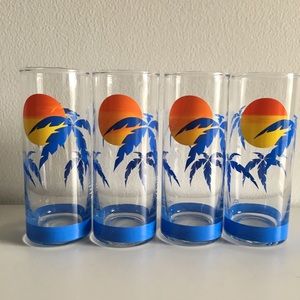 Set of 4 Tumbler Drinking Glasses